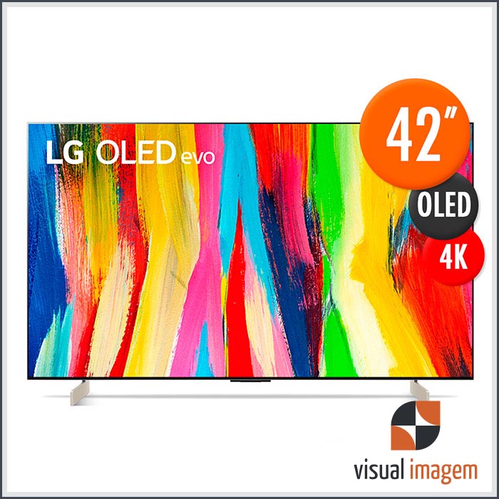 Aluguel de Smart TV OLED 42 LG 4K OLED42C2