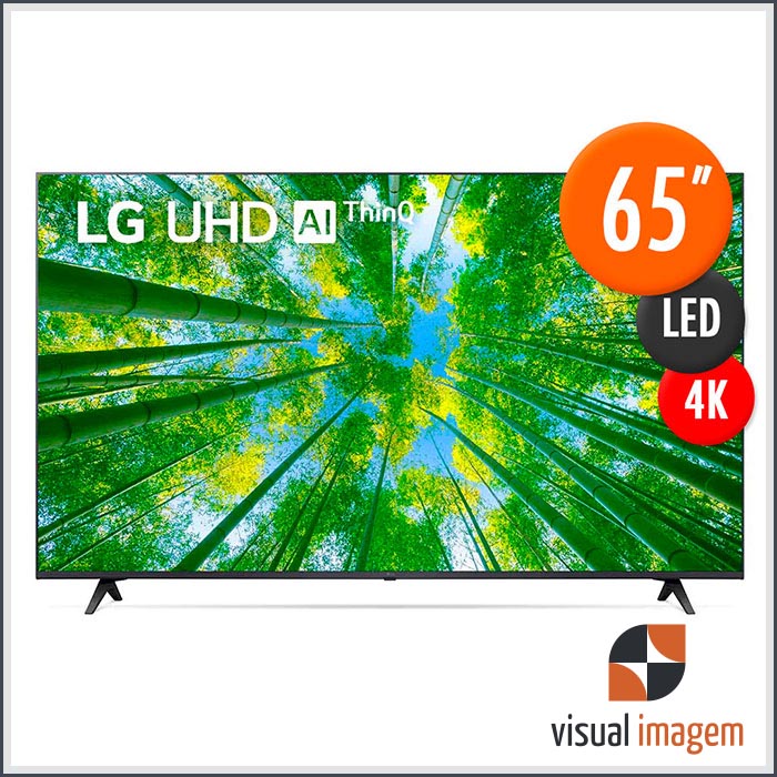 Aluguel de Smart TV LED 65 LG 4K 65UQ8050PSB