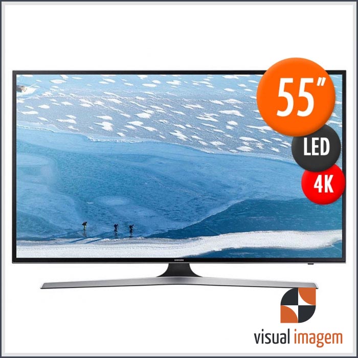 Aluguel de Smart TV LED 55 Samsung 4K 55KU6000