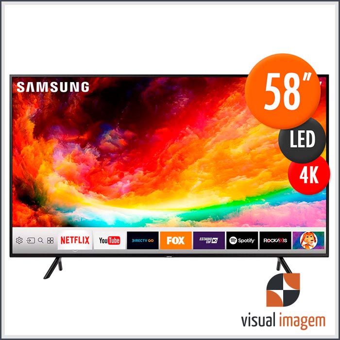 Aluguel de Smart TV LED 58 Samsung 4K 58NU7100