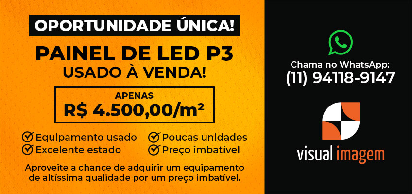 Venda de Painel de LED P3 usado
