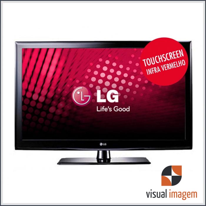 Aluguel de Monitor Touch Screen 4 Toques Infra Vermelho LED 42 LG