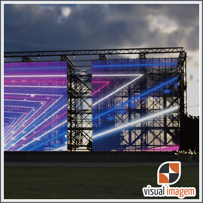 Aluguel de Painel de LED Translúcido