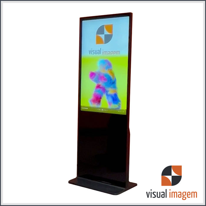 Aluguel de Totem Interativo Vertical Ultrafino 43"
