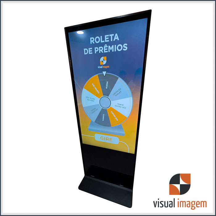 Aluguel de Totem Interativo Vertical Ultrafino 55"