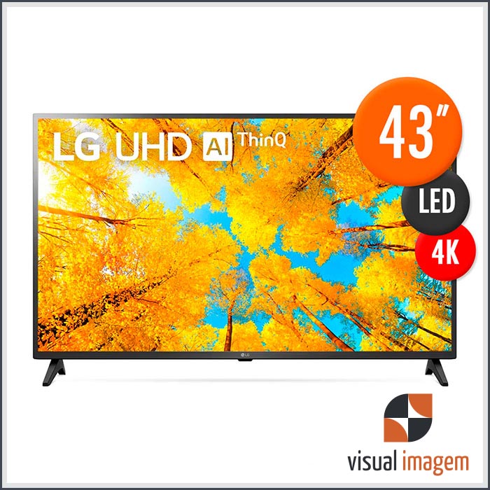 Aluguel de Smart TV LED 43 LG 4K 43UQ7500 / 43UP7500