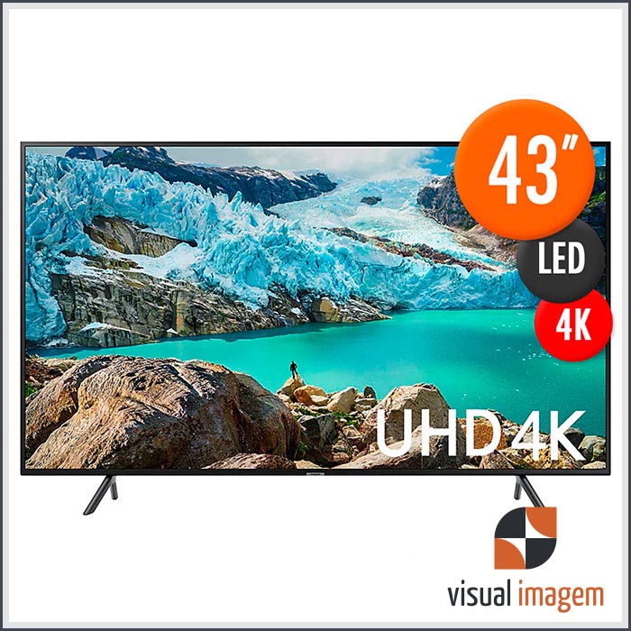 Aluguel de Smart TV LED 43 Samsung 4K UN43RU7100