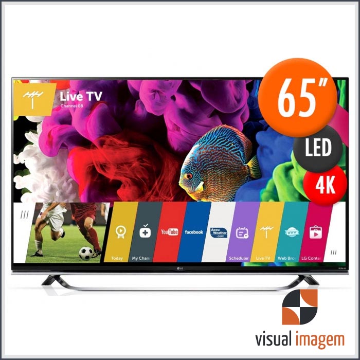 Aluguel de Smart TV LED 65 LG 4K 65UF7700